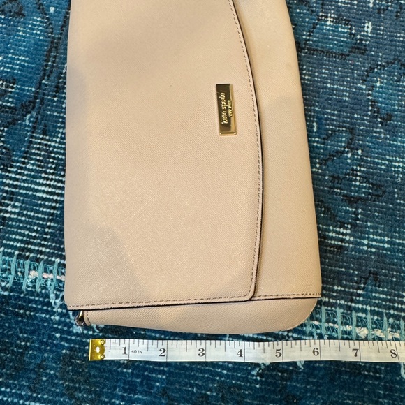 Kate Spade Madison Two-Way Crossbody Bag NWOT Blush Pink Leather Gold - Picture 4 of 4